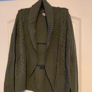 Olive chunky sweater